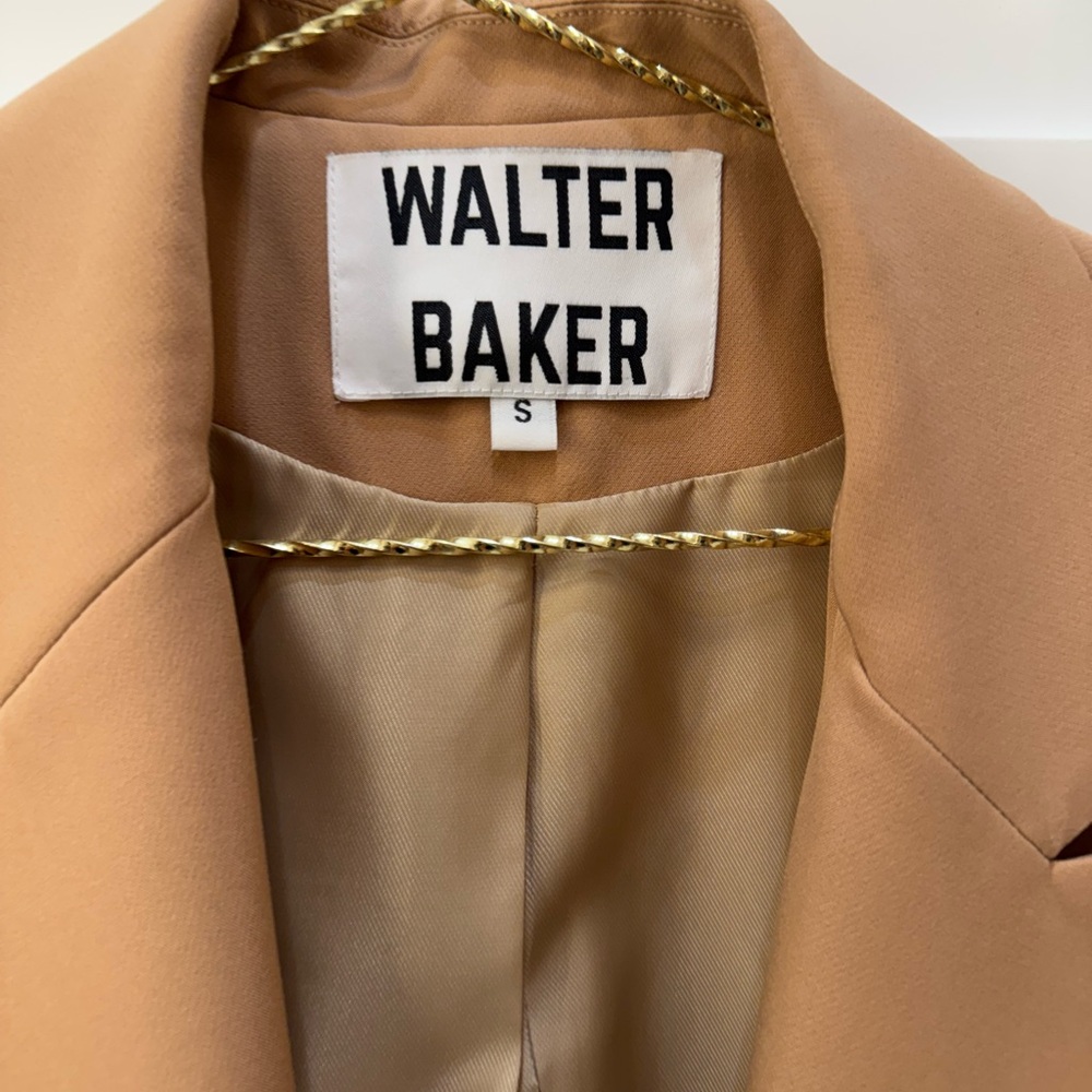 Walter Baker Tan Women's Blazer. Size S, GUC. - Picture 2 of 11